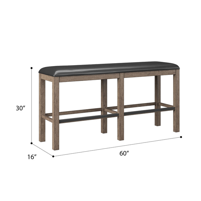 Bar Height Bench - Brown Emerald Home