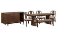 Belville - Extendable Trestle Dining Table Set Magnussen Furniture