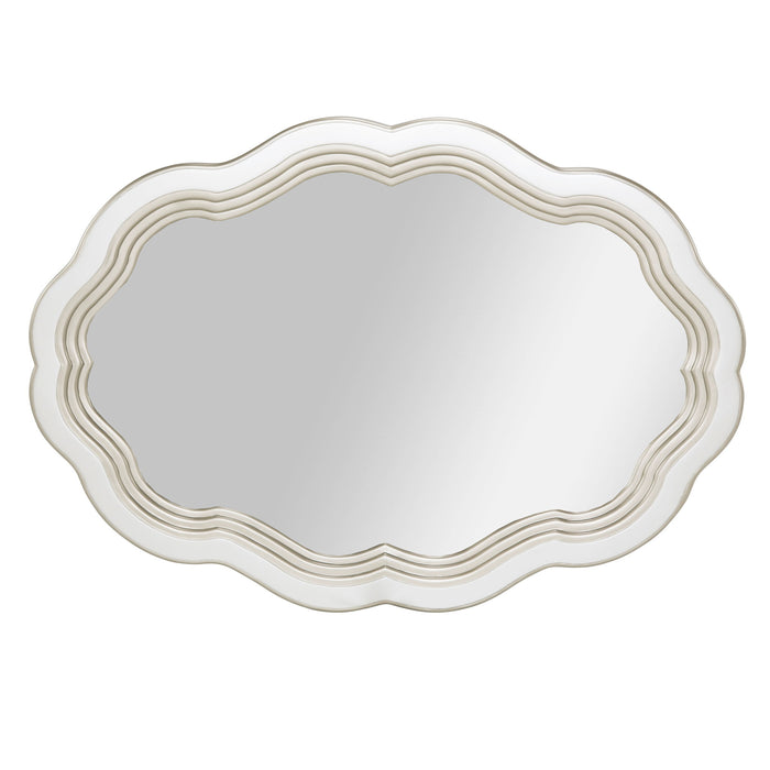 London Place - Wall Mirror - Creamy Pearl Michael Amini