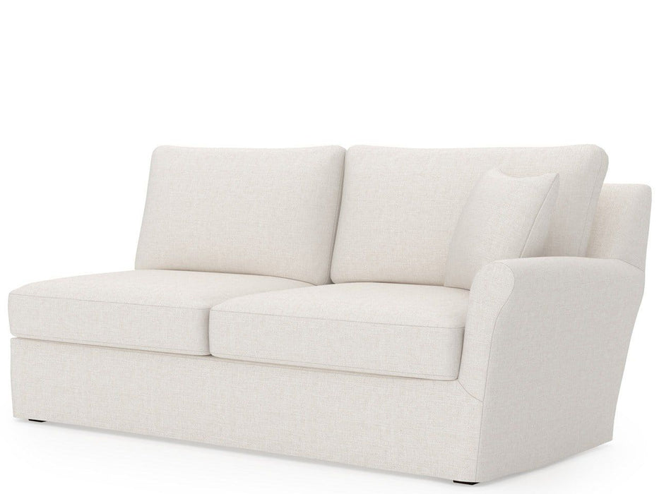 Clermont - Slipcover Loveseat RAF, Special Order - White