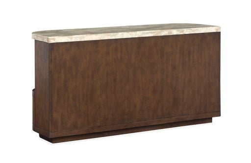 McPherson - Demilune Sofa Table - Burnt Umber Magnussen Furniture