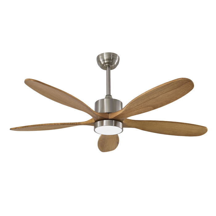 Ceiling Fan With Lights Quiet DC Motor Ceiling Fans 6 Speed Levels - Nickel Daily Nest