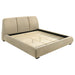 Modern Upholstered Platform Bed With Tufted Headboard Furniture Max