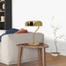 Bedside Nightstand Table Lamp - Gold Ashcroft Furniture