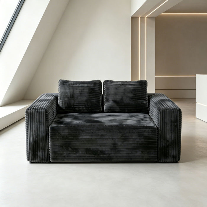 Cloud Loveseat Sofa Couch, 2 Seater Boneless Couch Home Essentials