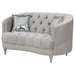 Colby - Loveseat With Tufted Design - Gray Furniture Max