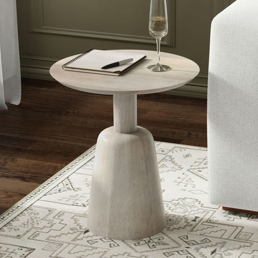 Finchley - Side Table - White Washed Simpli-Home