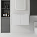 Floating Bathroom Vanity Cabinet With Soft Close Double Doors, Spacious Interior Storage, Wall Mounted, Cabinet Only Home Essentials