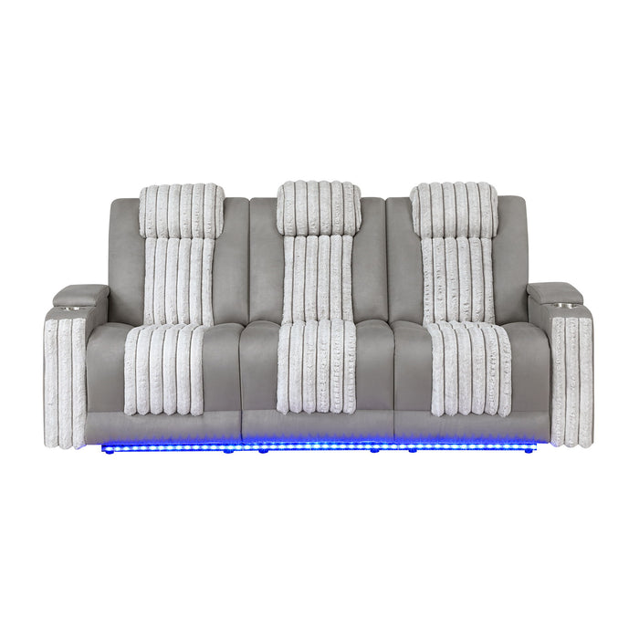 Duran - Power Reclining Set With Power Headrest Global Furniture USA