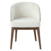 Rufina - Arm Chair (Set of 2) - Beige Linen & Walnut ACME