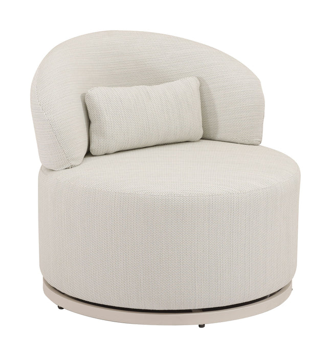 Sausalito - Swivel Chair - Beige Zuo Modern