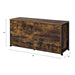 Juvanth - Dresser - Rustic Oak & Black ACME