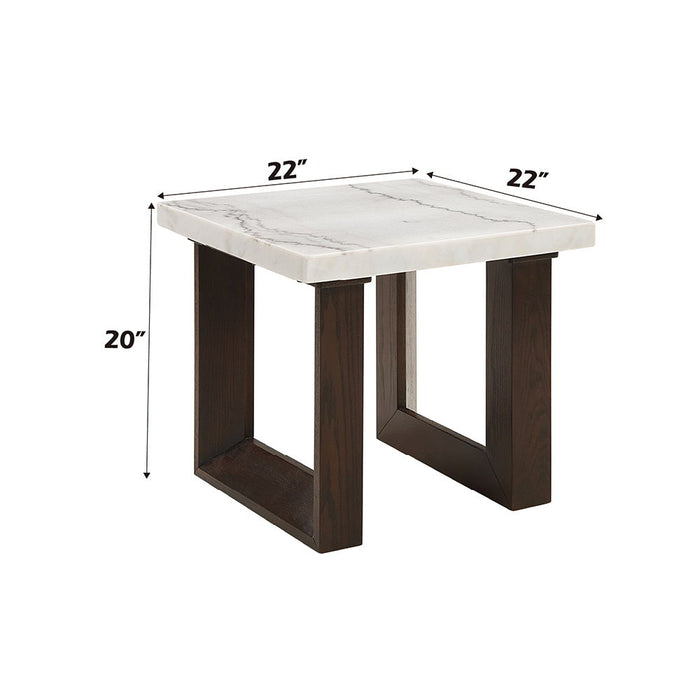Edwyn - Table With Marble Top ACME