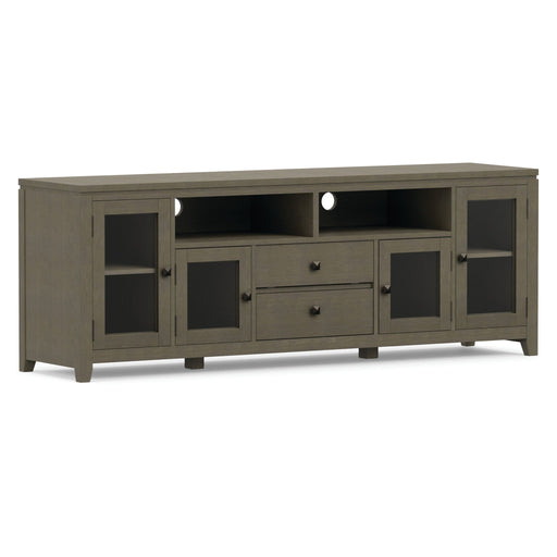 Cosmopolitan - Wide TV Media Stand - Farmhouse Gray Simpli-Home