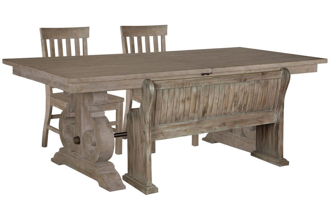 Tinley Park - Extendable Rectangular Dining Table Set Magnussen Furniture
