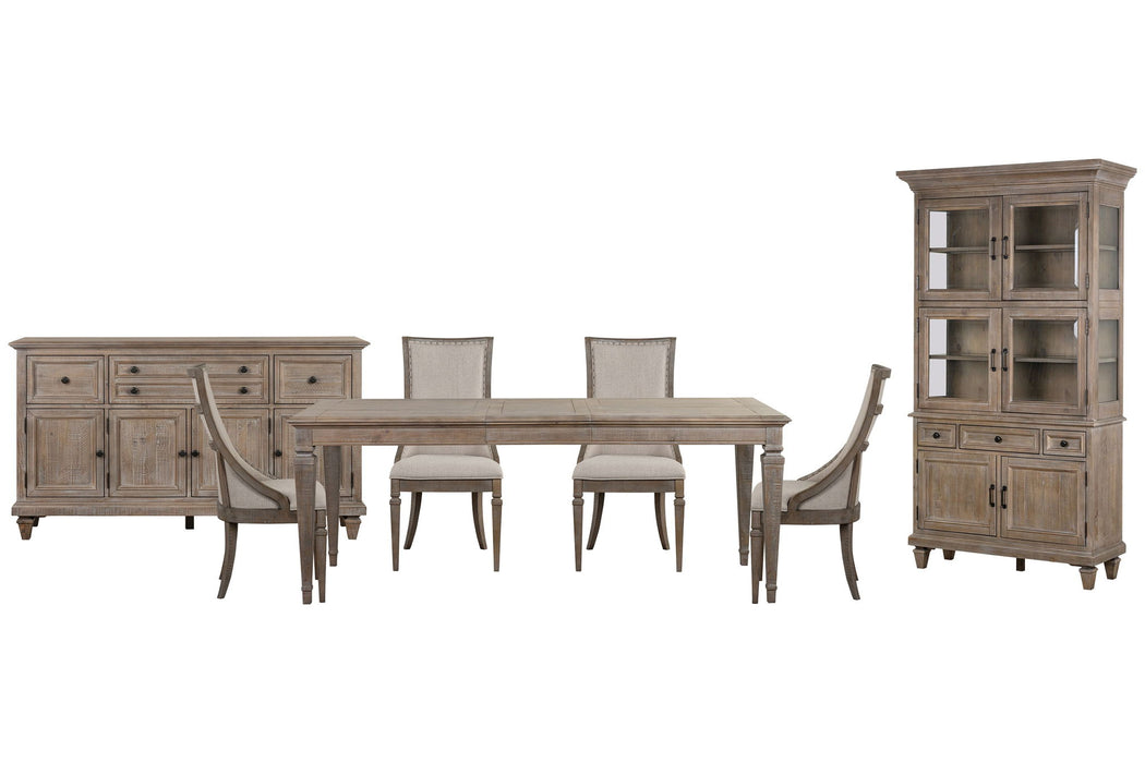 Lancaster - 7 Piece Extendable Rectangular Dining Table Set Magnussen Furniture