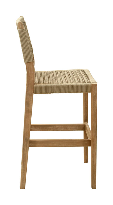 Corde - Outdoor Barstool - Beige Zuo Modern