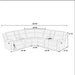 Power Motion Sectional LAF / RAF Loveseat With Console Cup Holders Home Essentials