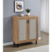 Stagg - 2 Door Shoe Storage Cabinet - Natural Furniture Max