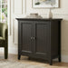 Amherst - 2 Door Storage Cabinet & Adjustable Shelving - Brown Simpli-Home