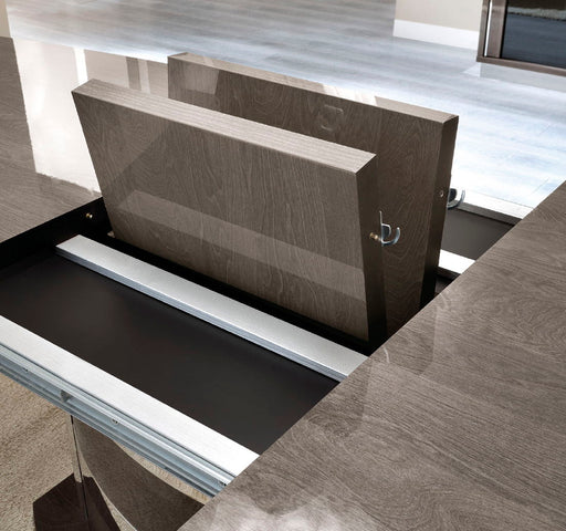 Platinum - Slim Dining Table - Silver Birch Camelgroup Italy