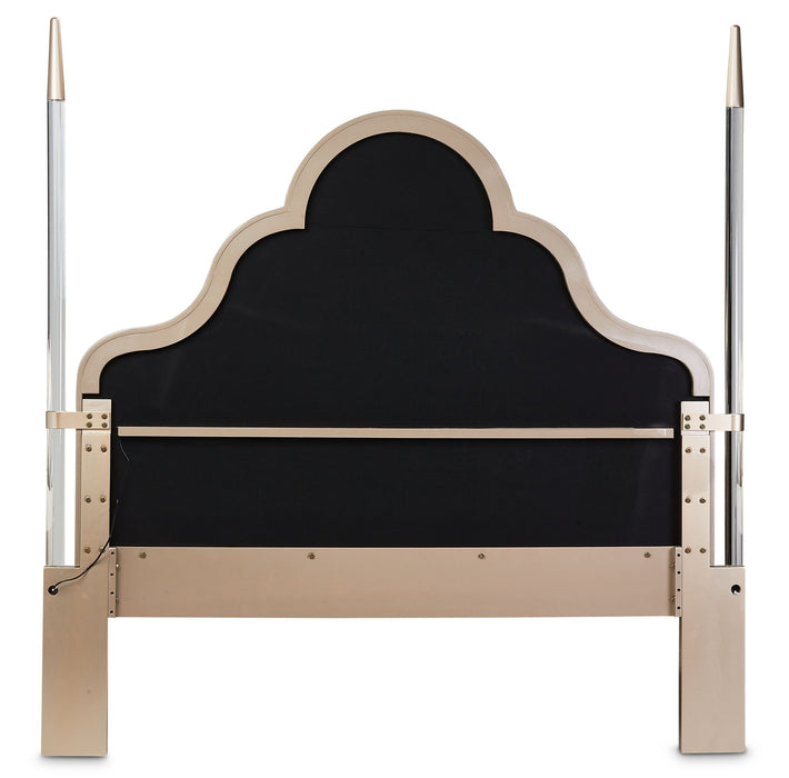 Malibu Crest - Scalloped Poster Bed Michael Amini
