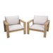 Stylish Outdoor Chair Set With Cushions For Garden (Set of 2) Hearth and Haven
