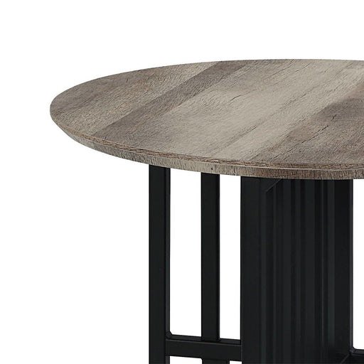 Zudora - Coffee Table - Antique Oak & Black ACME
