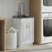 Darwin - Deluxe Laundry Cabinet With Pull-Out Faucet And Stainless Steel Sink Simpli-Home