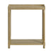 Narrow Side End Tables With Shelf (Set of 2) Home Essentials