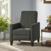 Upholstered Push Back Recliner Chair For Living Room Noble House