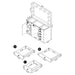 Fern - 7 Drawer Vanity Set With Mirror And Globe Lights Furniture Max