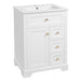 Modern Bathroom Vanity With Sink, 3 Drawers & Cabinet With 2 Tier Door Storage Hearth and Haven