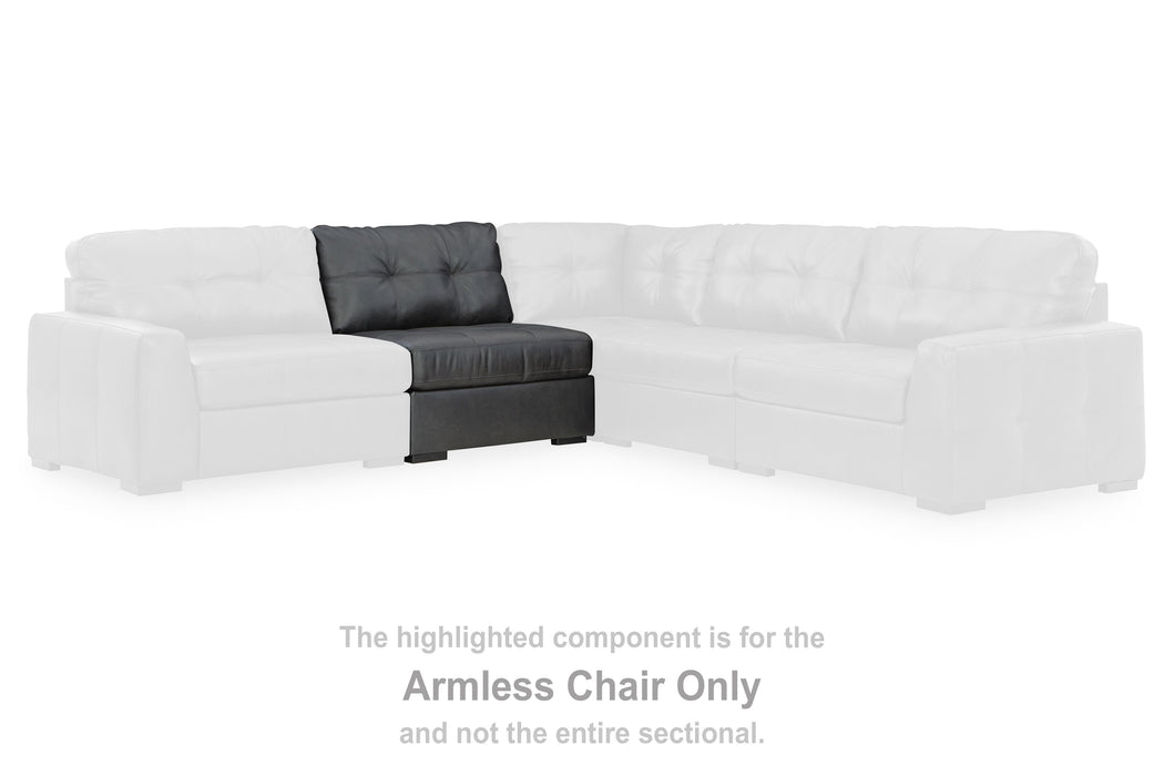 Brindley Pier - Armless Chair - Fog Signature Design by Ashley®