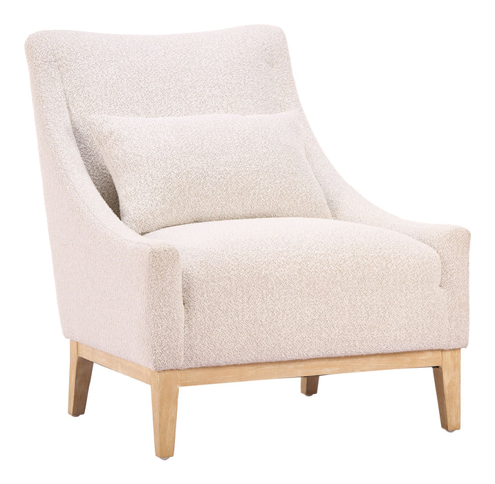 Velun - Accent Chair - White / Ivory Zuo Modern