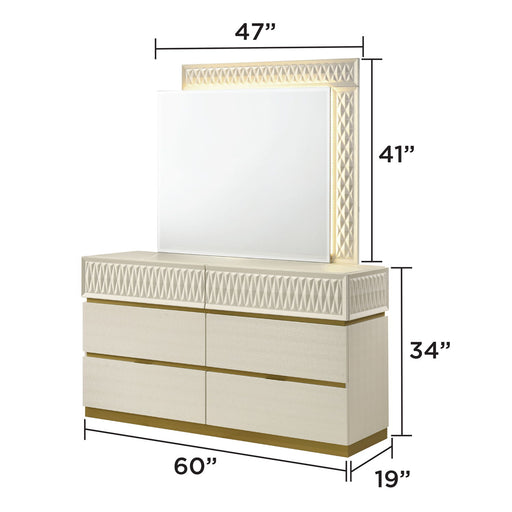 Stanley - Bedroom Set With LED Headboard Matrix Furniture Group