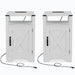 Farmhouse Nightstand, Charging Station & Storage Home Essentials
