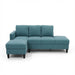 L - Shaped Sectional Sofa With Chaise & Ottoman Home Essentials