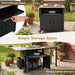 Foldable Outdoor Prep Station BBQ Cart With Trash Rack Hearth and Haven