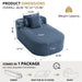 Oversized Chaise Lounge Sofa Bed With Deep Seat And Soft Pillows Home Essentials