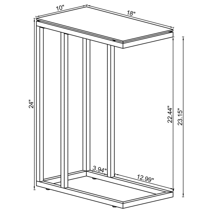 Connor - Side Table - Chrome Furniture Max