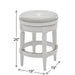 Rustic Elegance Backless Swivel Stool Home Essentials