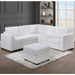 Contemporary Sectional Set With Ottoman Home Essentials