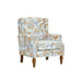 Accent Chair With Floral Upholstery And Nailhead Trim Home Essentials