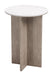 Oceanveil - Side Table - White / Light Brown Zuo Modern