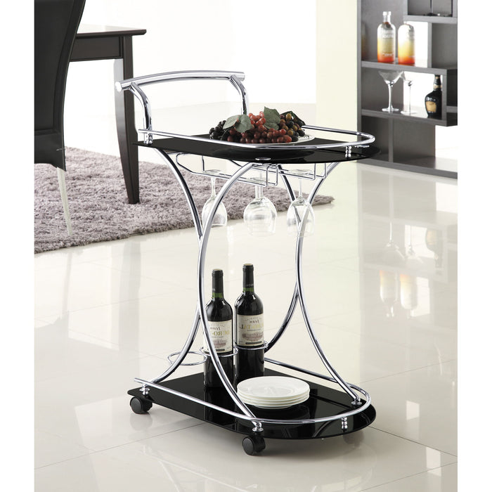Allen - 2 Tier Bar Cart Furniture Max
