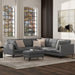 Ava - Mid Century Corner Sectional Sofa Handcrafted Simpli-Home