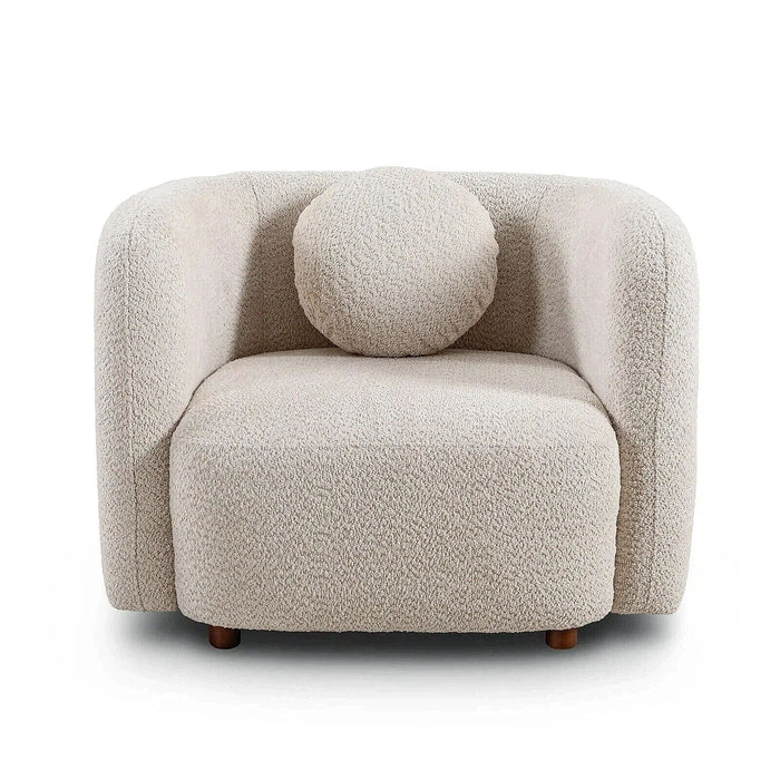 Japandi Style Accent Square Chair Home Essentials