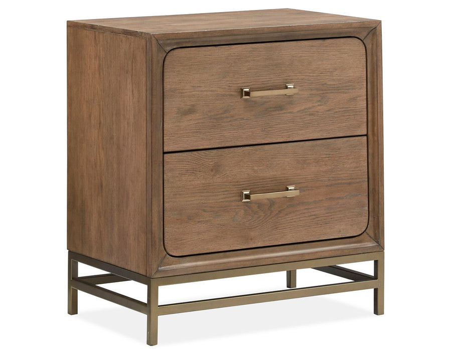 Lindon - Drawer Nightstand - Belgian Wheat Magnussen Furniture