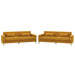 2 Pieces Sofa Sofa Set With Removable Cushions For Home Apartment Home Essentials
